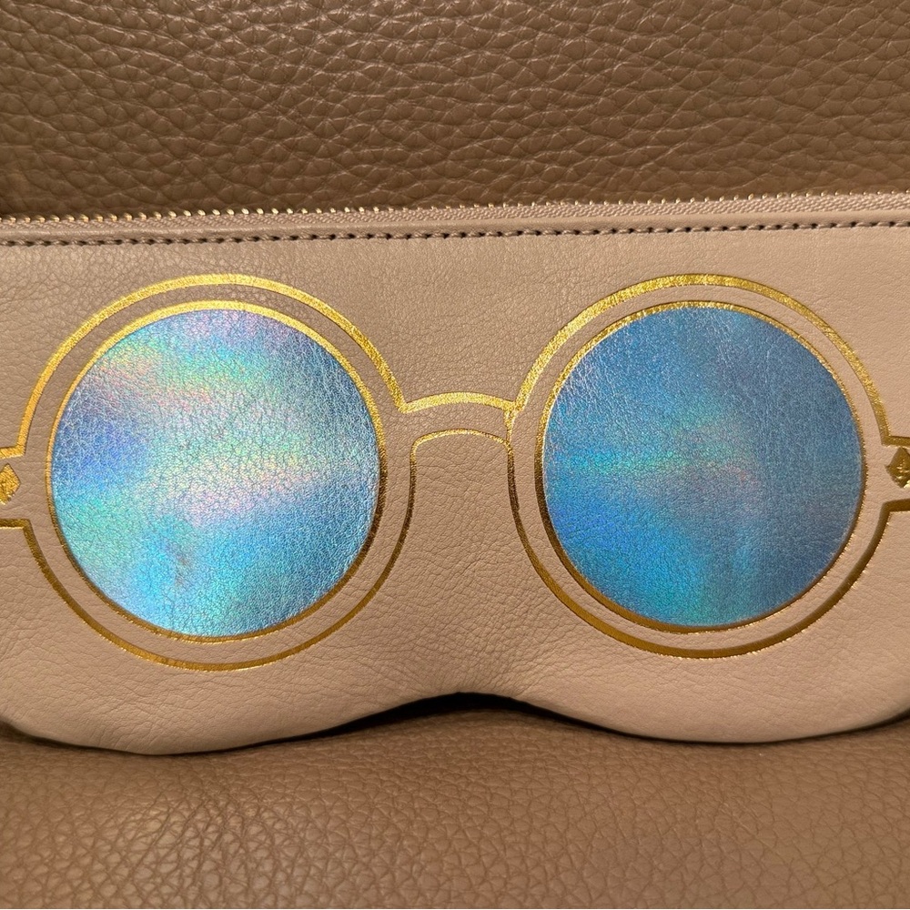 Rebecca Minkoff Mirrored Sunnies Pouch. New with tags. Never used. Leather.